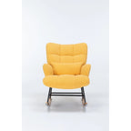 Rocking Chair Wingback Chair Modern Rocking Accent Chairs Glider Recliner for Living Room, Nursery, Bedroom
