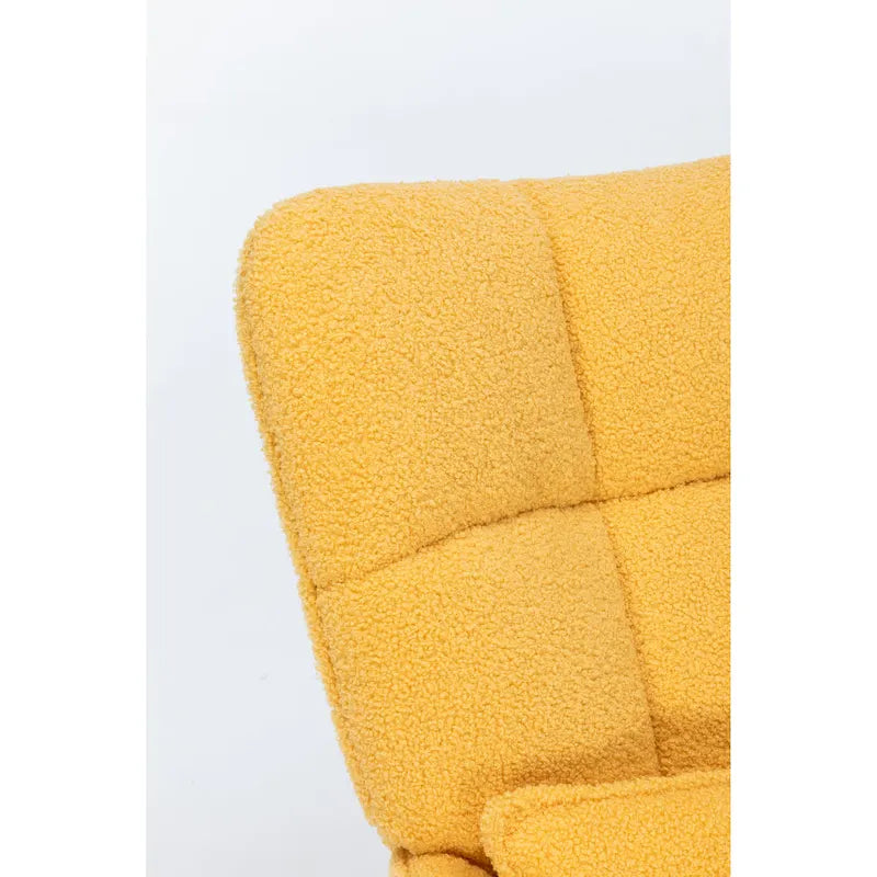 Rocking Chair Wingback Chair Modern Rocking Accent Chairs Glider Recliner for Living Room, Nursery, Bedroom