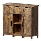 Storage Cabinets,Wooden Floor Cabinet,with Drawers and Shelves Storage Cabinets