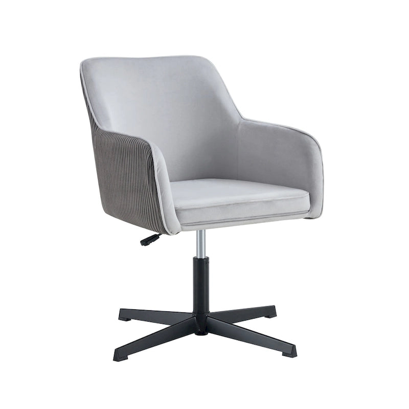 Antique Dark Grey Modern 25.6  Swivel Desk Chair