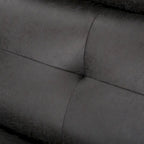 Modern Contemporary Recliner Chair (Double Seat), Fabric Loveseat with Plush Cushions