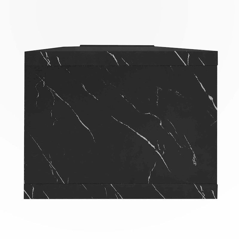 Extendable TV Stand with 2 Drawers and 4 Shelves