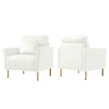 Velvet Accent Chair Living Room Chair Set of 2