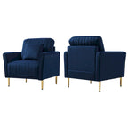 Velvet Accent Chair Living Room Chair Set of 2