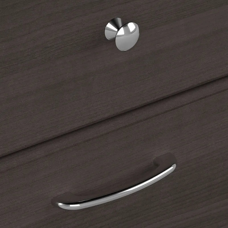 72W L-shaped Computer Desk with Hutch and Drawers by Bush Furniture