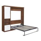 Full Size Murphy Bed Wall Bed with Cabinet