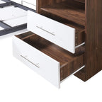 Full Size Murphy Bed Wall Bed with Cabinet