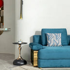 small round side table for small space