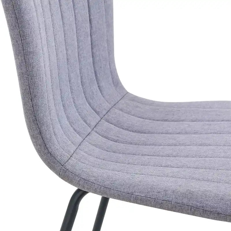 Classic Dining Chair Set of 4, Kitchen Armless Side Chair, Interior Decoration Chair with Metal Legs for Dining Room