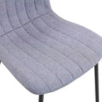 Classic Dining Chair Set of 4, Kitchen Armless Side Chair, Interior Decoration Chair with Metal Legs for Dining Room