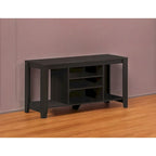 Contemporary Wood TV Console with Open Storage 48-Inch Entertainment Stand for 55 Inch Screens - 24.25 H x 17.25 W x 47.75 L