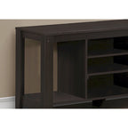 Contemporary Wood TV Console with Open Storage 48-Inch Entertainment Stand for 55 Inch Screens - 24.25 H x 17.25 W x 47.75 L