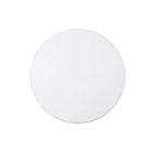 22  High Round Wooden Pedestal Side End Table with Matte Finish for Living Room or Bedroom - 18L x 18W x 22H