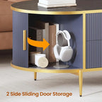 Lift Top Coffee Table Storage Compartment Barn Door