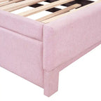 Twin Size Upholstered Daybed with Pop Up Trundle