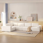 147  Modular Sectional Sofa,L Shaped Wide Seat Couch,Free Combination
