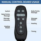 Blue Lift Recliner with 8-Point Massage, Lumbar Heating, Dual USB Ports, and Stainless Steel Cup Holders