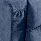 Blue Power Lift Recliner with Heat, Massage & USB Ports