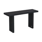 59  Modern Console Table with Distinctive Side Shapes for Entryway, Living Room