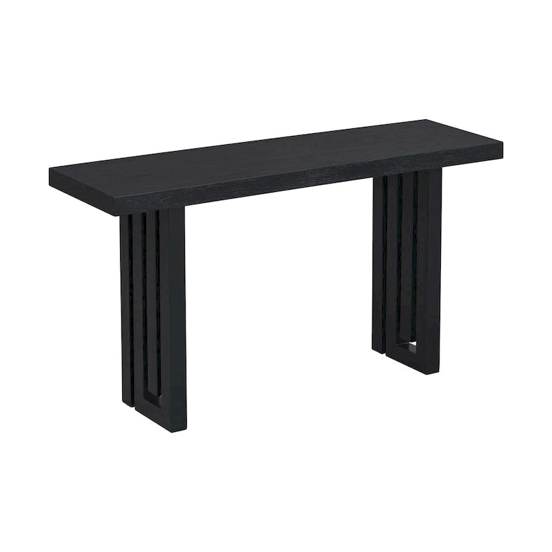 59  Modern Console Table with Distinctive Side Shapes for Entryway, Living Room