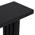 59  Modern Console Table with Distinctive Side Shapes for Entryway, Living Room