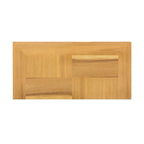 5-Drawer Solid Wood Vertical Chest with Metal Handle for Bedroom, Living Room