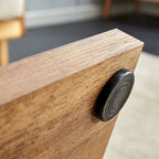 47.2  Modern Rectangular Coffee Table with Tempered Glass Tabletop and MDF Legs