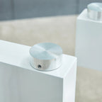 47.2  Modern Rectangular Coffee Table with Tempered Glass Tabletop and MDF Legs