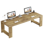 2 Person Desk, 86  Extra Long Desk, Double Computer Desk Workstation