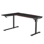 Devan Contemporary Black 65-inch Metal Computer and Gaming Desk by Furniture of America