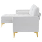 3-Seater Golden Tripod Legs Indoor Modular Sofa