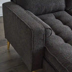 3-Seater Golden Tripod Legs Indoor Modular Sofa