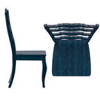 Ronda French Ladder Back Wood Dining Chairs (Set of 2)