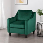 Milo Contemporary Velvet Club Chair by Christopher Knight Home - 30.75  W x 33.50  L x 33.75  H