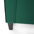 Milo Contemporary Velvet Club Chair by Christopher Knight Home - 30.75  W x 33.50  L x 33.75  H