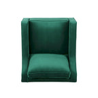 Milo Contemporary Velvet Club Chair by Christopher Knight Home - 30.75  W x 33.50  L x 33.75  H