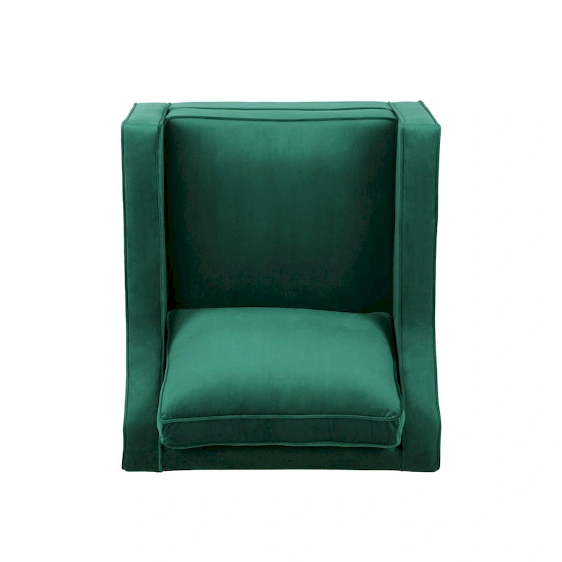 Milo Contemporary Velvet Club Chair by Christopher Knight Home - 30.75  W x 33.50  L x 33.75  H