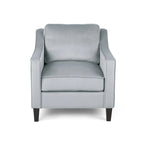 Milo Contemporary Velvet Club Chair by Christopher Knight Home - 30.75  W x 33.50  L x 33.75  H