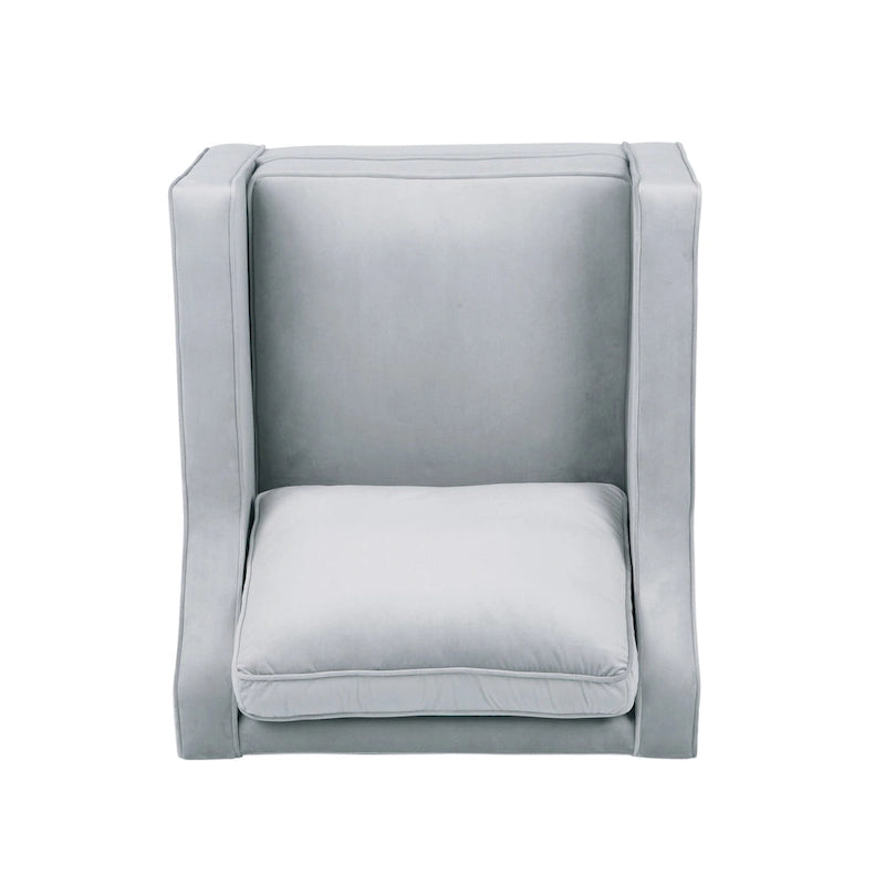 Milo Contemporary Velvet Club Chair by Christopher Knight Home - 30.75  W x 33.50  L x 33.75  H