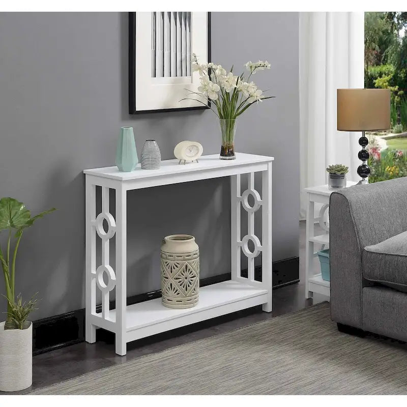 Convenience Concepts Ring Console Table with Shelf