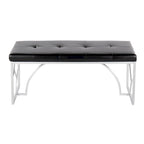 Silver Orchid Loretta Bench