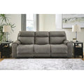 Signature Design by Ashley Starbot Gray 3-Piece Power Reclining Sofa - 101 W x 42 D x 42 H