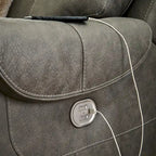 Signature Design by Ashley Starbot Gray 3-Piece Power Reclining Sofa - 101 W x 42 D x 42 H