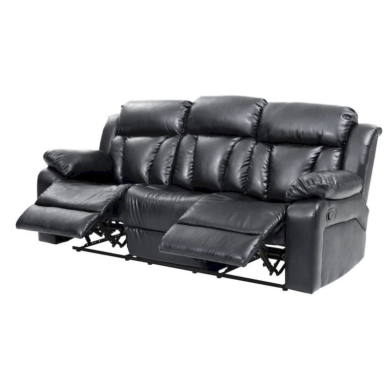 Daria Faux Leather Reclining Sofa