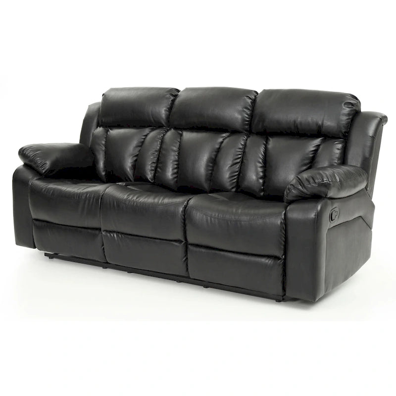 Daria Faux Leather Reclining Sofa
