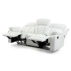 Daria Faux Leather Reclining Sofa