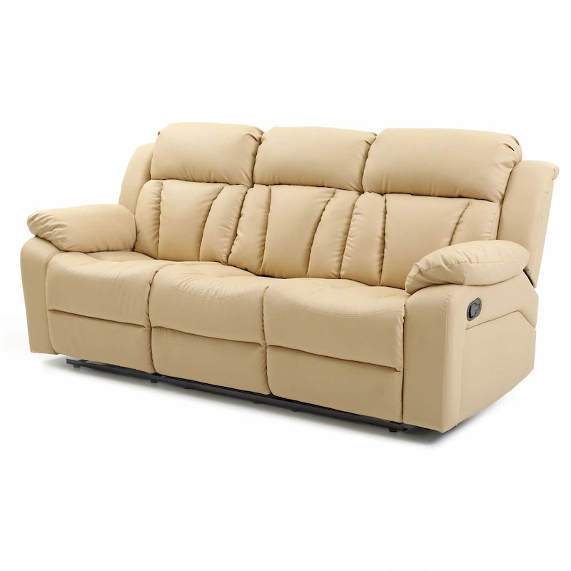 Daria Faux Leather Reclining Sofa
