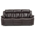 Daria Faux Leather Reclining Sofa