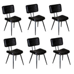 Willacy Tufted Padded Cushion Dining Chairs (Set of 6)