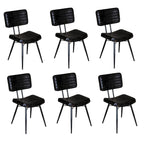 Willacy Tufted Padded Cushion Dining Chairs (Set of 6)